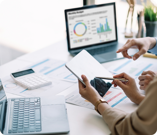 Data analytics dashboard